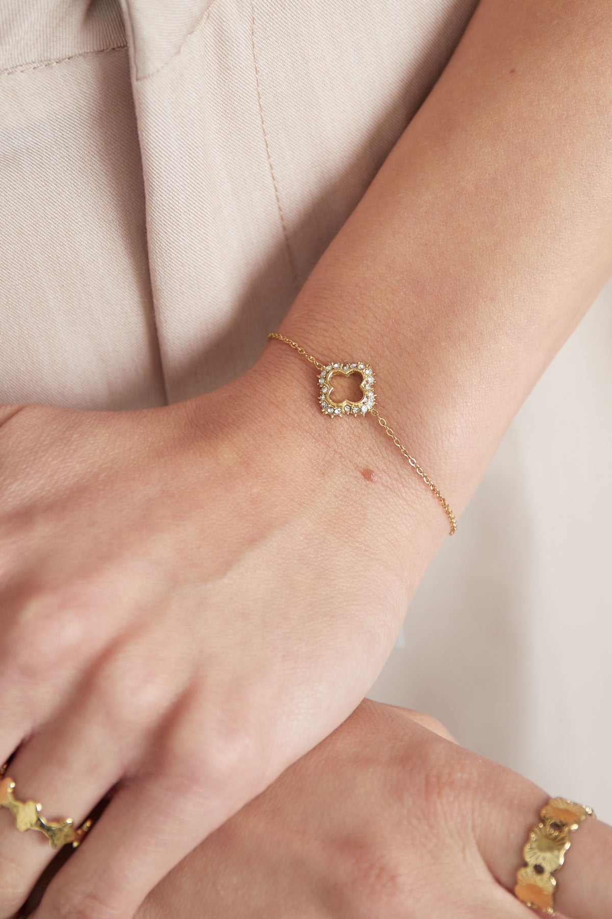 Lucky diamond armband