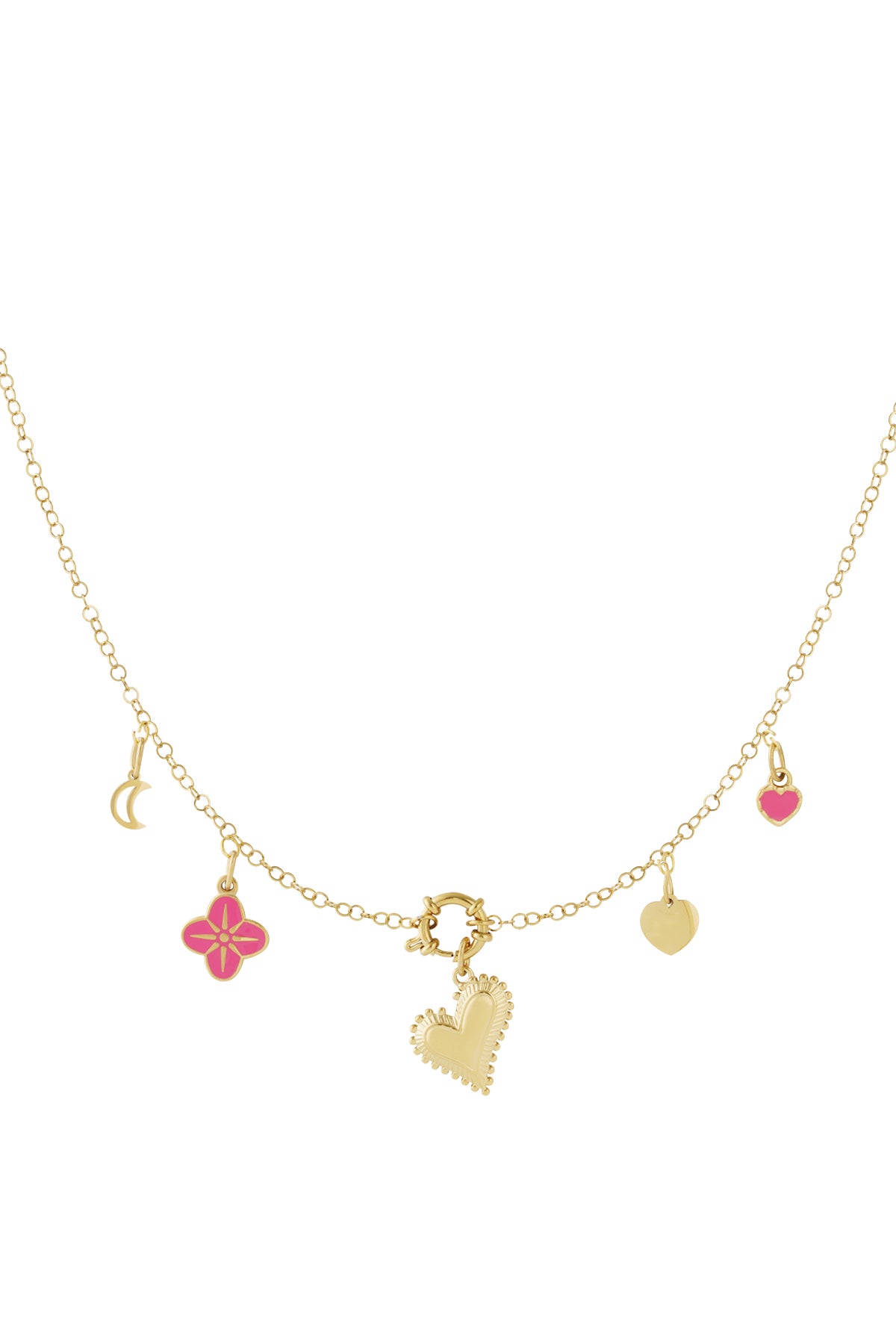 Halsband DIY Hjärta - Blomma - Måne