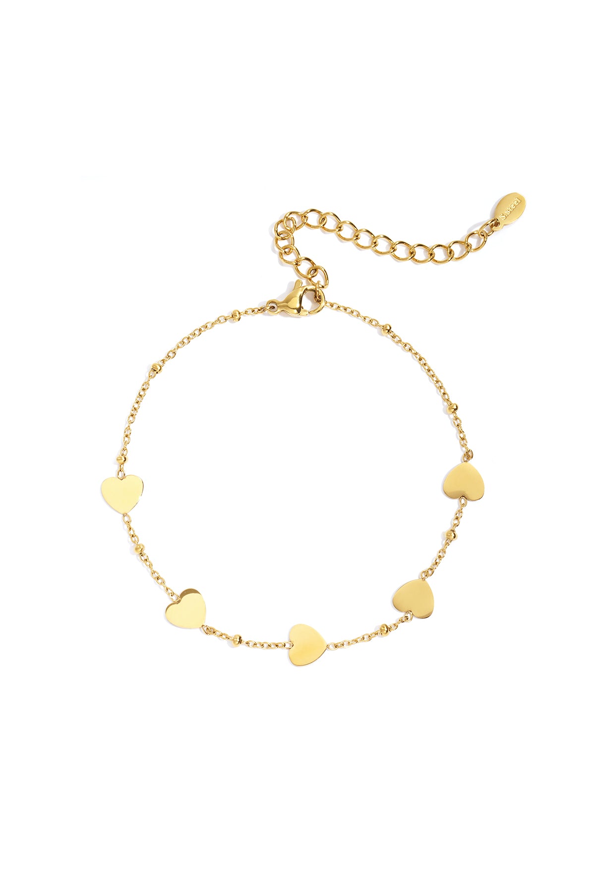 Hjärtkedja armband